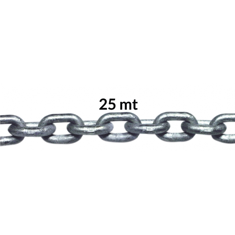Catena Genovese CATENA ZINCATA GENOVESE Ø MM.20x25M (acq.min. unità)