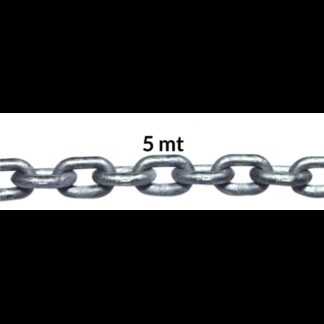 Catena Genovese CATENA ZINC. GENOVESE Ø MM.8X5M Forniture Nautiche Italiane (acq.min.1,00 unità)