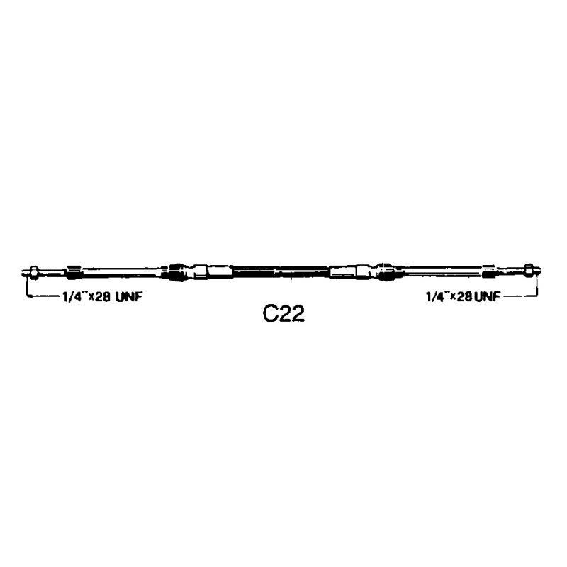Cavi Telecomando CAVO C22 DA 32' Ultraflex (acq.min. unità)