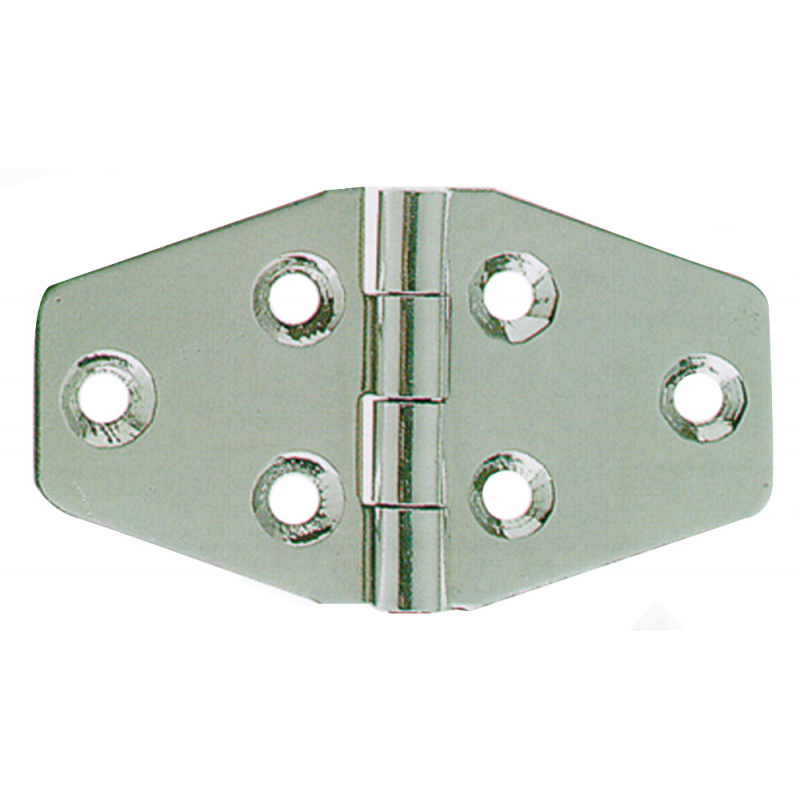 Cerniere Inox Spessore mm.1.5 CERNIERA INOX ESAGONALE (acq.min. unità)