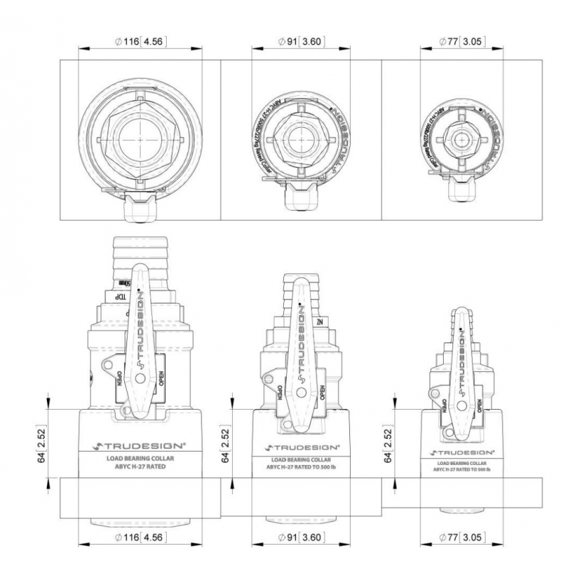Collari COLLARE RINFORZO VALVOLA 2" Trudesign (acq.min. unità) - immagine 2