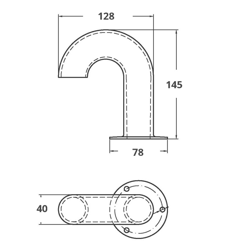 Passacavi in Acciaio, Ottone, Nylon COLLO D'OCA IN ACCIAIO INOX (acq.min. unità) - immagine 2