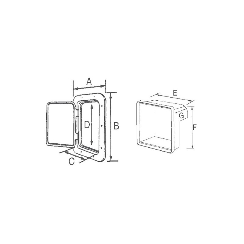 Sportelli,Contenitori con Sportello CONTENITORE PORTA BOMBOLA DA KG.3 Nuova Rade (acq.min. unità) - immagine 2