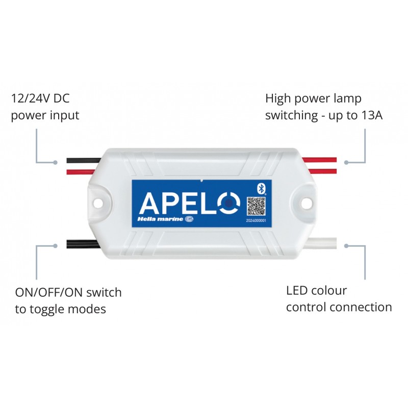 Faretti a Led Subacquei,Sottoplance CONTROLLER APELO Hella marine (acq.min. unità) - immagine 3