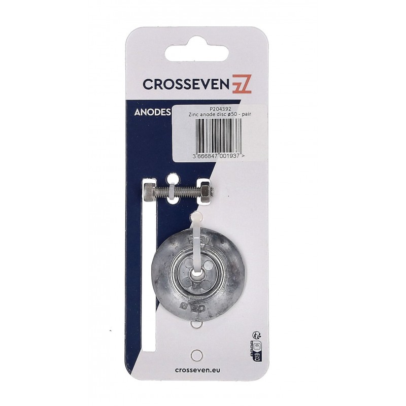 Anodi di Protezione Crosseven COPPIA FLANGE TONDE Ø50 Crosseven (acq.min. unità)