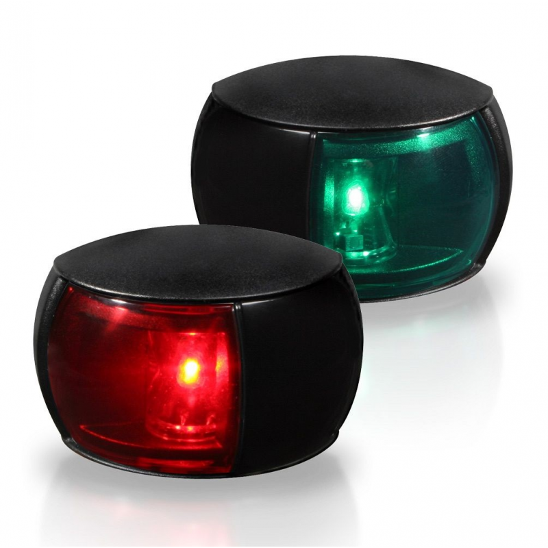 Fanali di Via a LED < 50 M. FANALI NERI A LED SINISTRA/DRITTA Hella marine (acq.min. unità)