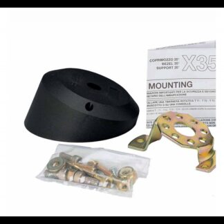 Timonerie Meccaniche e Monocavi X35 COPRIMOZZO NERO A 20° Ultraflex (acq.min. unità)
