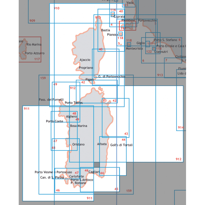 Carte Nautiche e Portolani DA CAPO S.ELIA A CAPO BELLAVISTA ISTITUTO IDROGRAFICO (acq.min. unità) - immagine 2