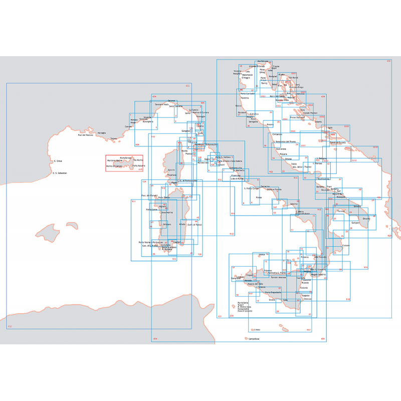 Carte Nautiche e Portolani DA CAPO S.ELIA A CAPO BELLAVISTA ISTITUTO IDROGRAFICO (acq.min. unità) - immagine 3