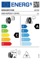 Pneumatici Auto Invernali BRIDGEST LM-005 285/45 R20 112H XL - immagine 2