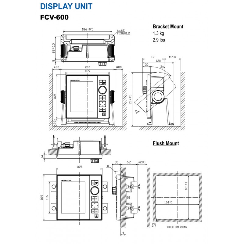 Strumentazione Furuno ECOSCANDAGLIO FURUNO FCV-600 Furuno (acq.min. unità)