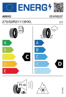 Pneumatici Auto Invernali ARIVO ARW5 275/50 R21 113H XL - immagine 2