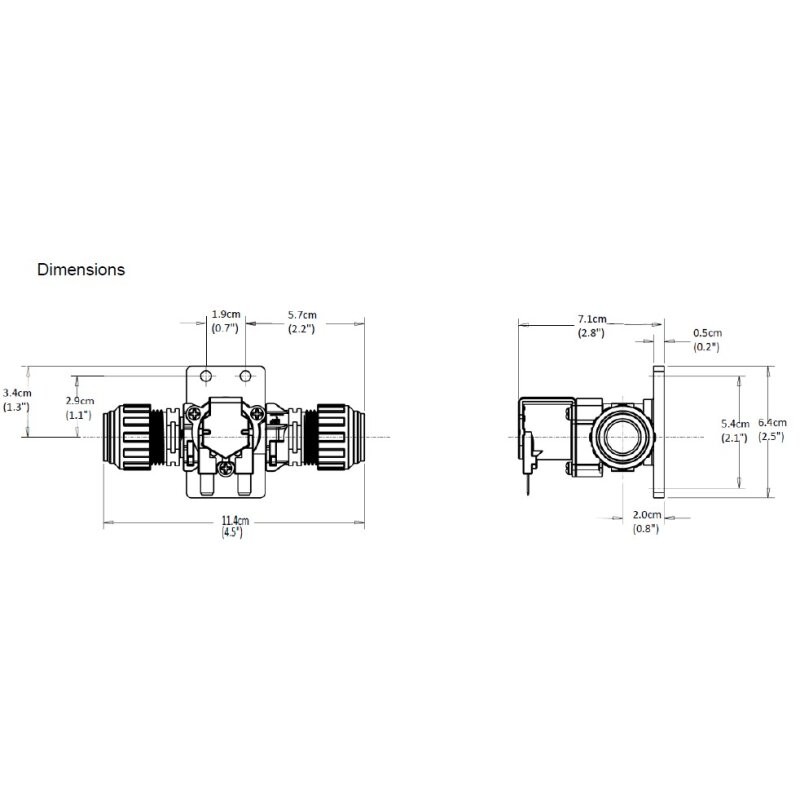 Accessori per Wc Marini VALVOLA ANTI-RIFLUSSO 12V 37038-201 Jabsco (acq.min. unità) - immagine 2