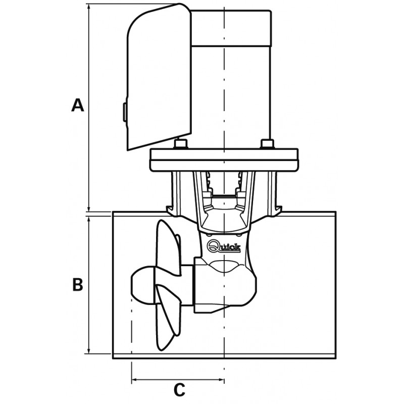 Eliche di Manovra Quick ELICA BTQ 185-75kg 24V Quick (acq.min. unità) - immagine 2