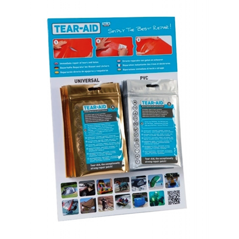 TEAR AID REPAIR ESPOSITORE TEAR AID KIT COMPLETO TWO-M v.o.f. (acq.min. unità)