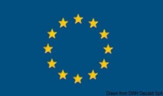 Bandiera Europa 30 x 45 cm - 35.461.02 Osculati Segnavento, bandiere, portachiavi