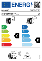Pneumatici Auto Invernali DYNAMO SNOW-H 215/55 R16 97 H XL - immagine 2