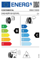 Pneumatici Auto Invernali CONTI TS830P 245/45 R19 102V XL - immagine 2