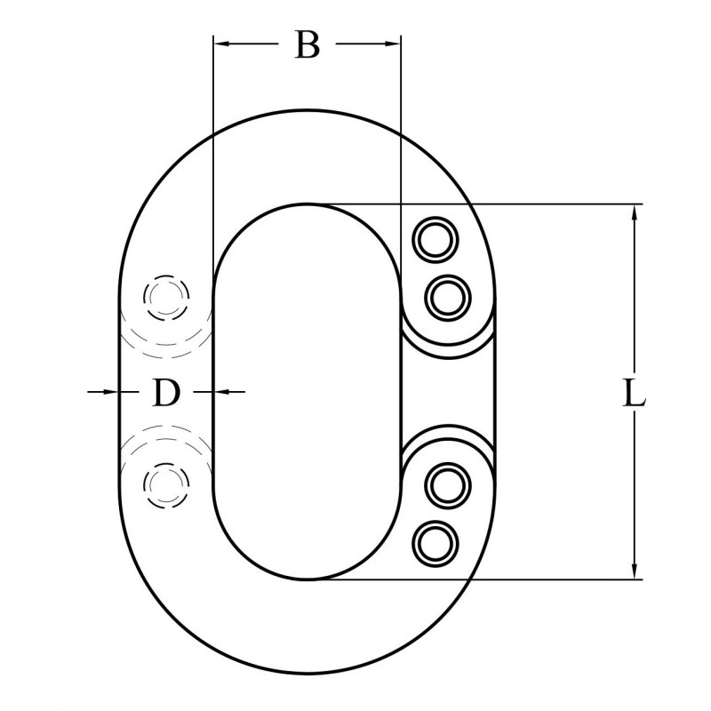 Falsamaglia FALSA MAGLIA INOX Ø MM.12 (acq.min. unità) - immagine 2