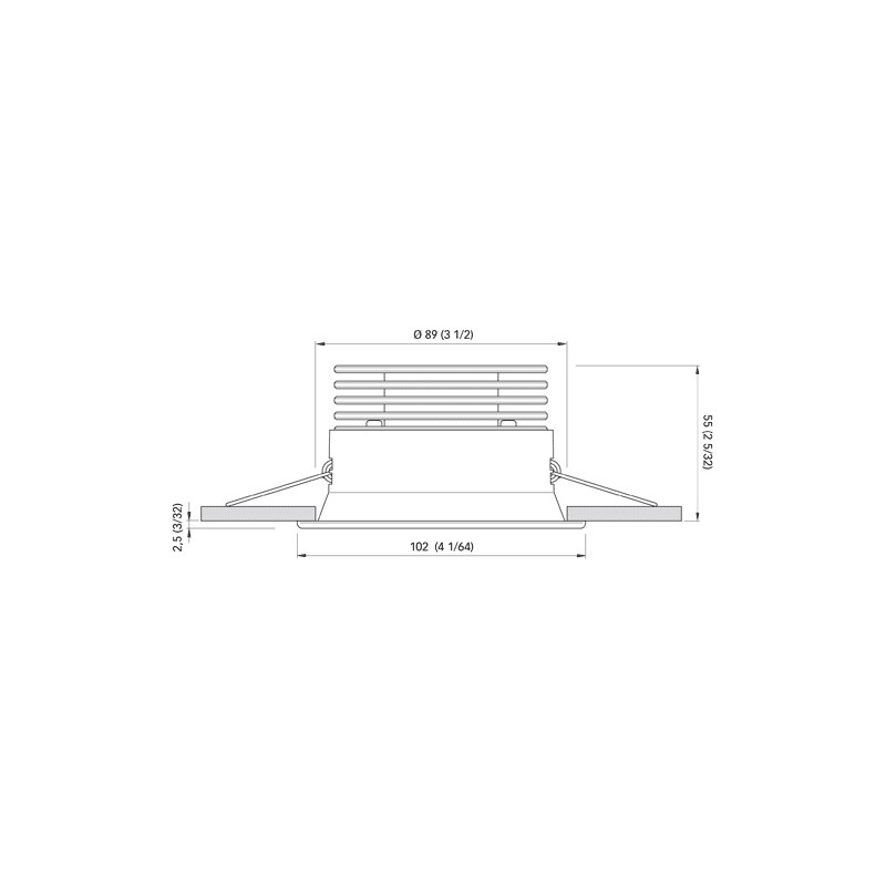 Faretti Led Quick FARETTO AD INCASSO CRISTIAN 7W Quick (acq.min. unità) - immagine 2