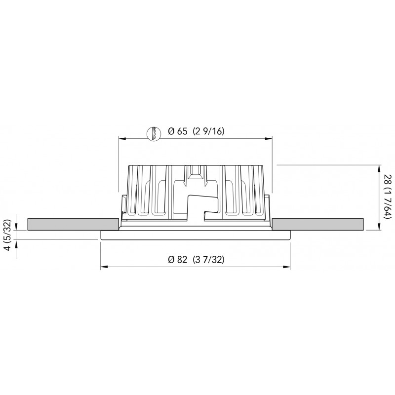 Faretti Led Quick FARETTO AD INCASSO KAI HP Quick (acq.min. unità) - immagine 2