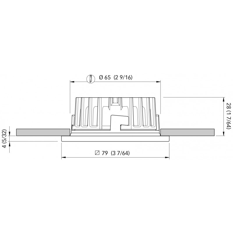 Faretti Led Quick FARETTO AD INCASSO MARINA HP Quick (acq.min. unità) - immagine 2