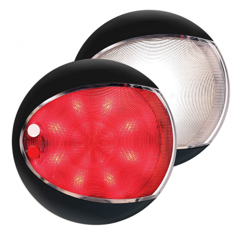 Faretti e Plafoniere a Led EUROLED 130 NERO LUCE B/R Hella marine (acq.min. unità) - immagine 2