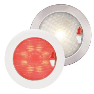 Faretti e Plafoniere a Led EUROLED 150 ACCIAIO LUCE CALDA/ROS Hella marine (acq.min. unità)