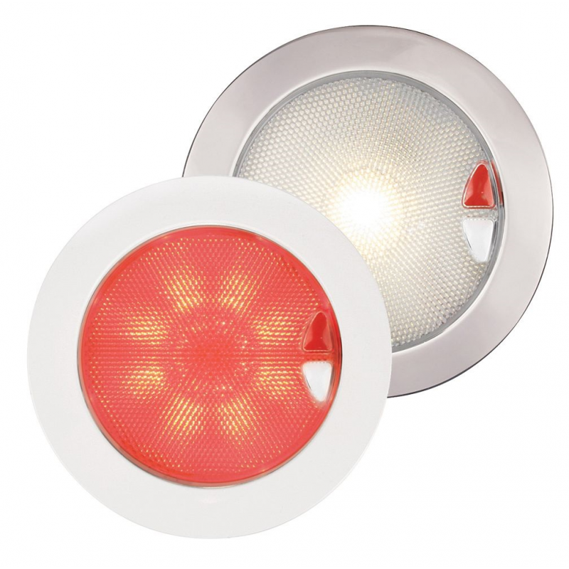 Faretti e Plafoniere a Led EUROLED 150 PLASTICA LUCE CALDA/ROS Hella marine (acq.min. unità)