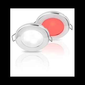 Faretti e Plafoniere a Led EUROLED 75 ACCIAIO ROSSO/BIANCO Hella marine (acq.min. unità)