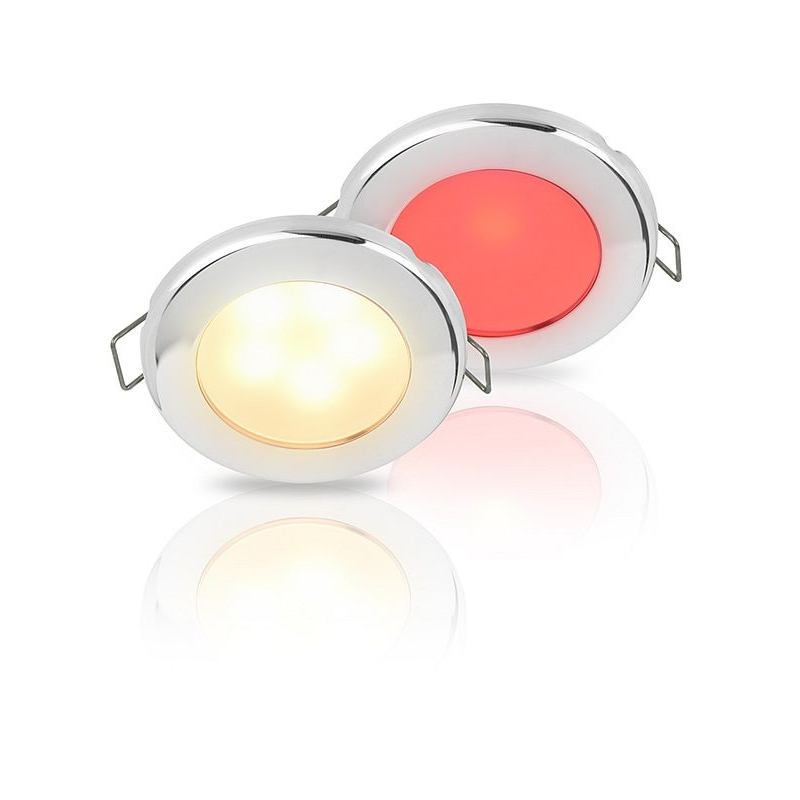 Faretti e Plafoniere a Led EUROLED 75 PLASTICA ROSS/BIAN CALDO Hella marine (acq.min. unità) - immagine 2