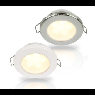 Faretti e Plafoniere a Led EUROLED 75 ACCIAIO LUCE CALDA 24V Hella marine (acq.min. unità)