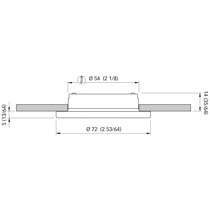 Faretti Led Quick FARETTO TED CT C/INTERRUTTORE TOUCH Quick (acq.min. unità) - immagine 2