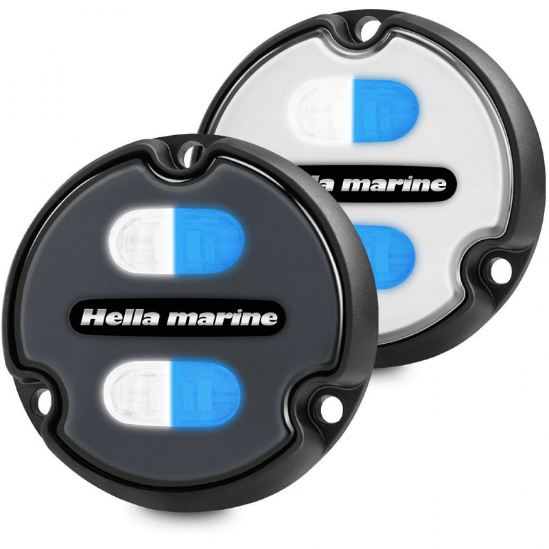Faretti a Led Subacquei,Sottoplance FARO SUB APELOA1 LED CAR.BIANCO/BLU Hella marine (acq.min. unità)