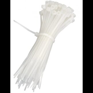 Fascette Nylon, Supporti a Sella FASCETTA NYLON BIANCO MM.300X7,8 CLAMP (acq.min. unità)