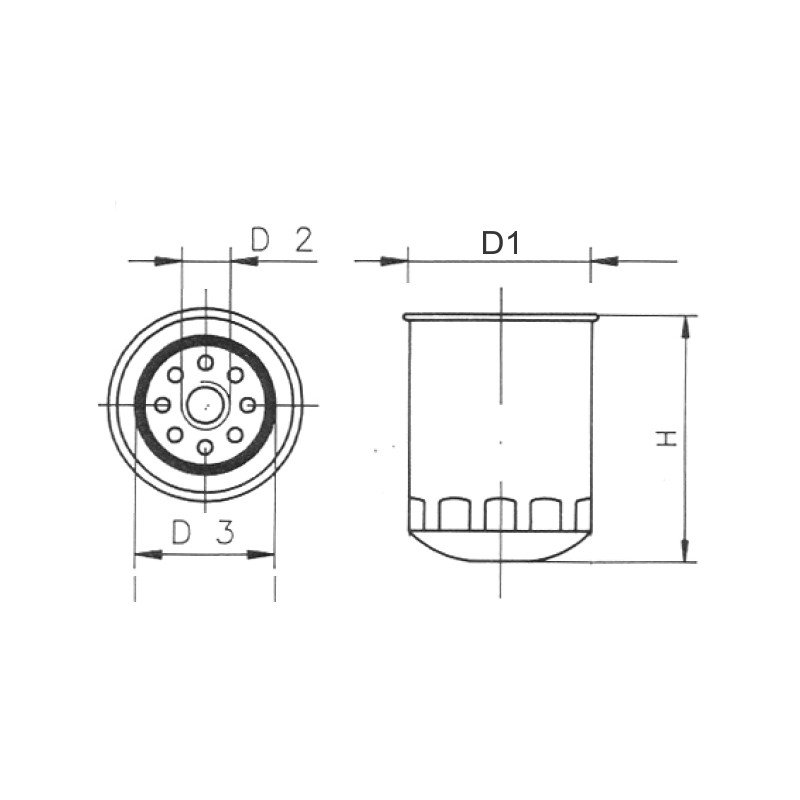 Filtri per Motori Tohatsu FILTRO OLIO MULTIMARCA (acq.min. unità) - immagine 2