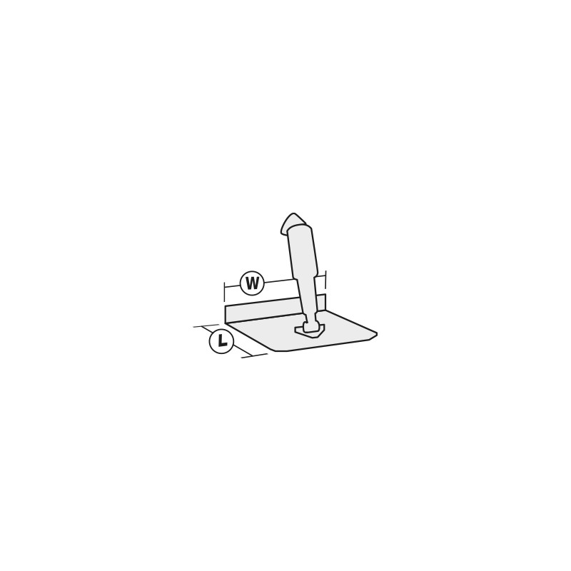 Flap Lenco CORRETTORI D'ASSETTO EDGE MM305X305 Lenco (acq.min. unità) - immagine 2