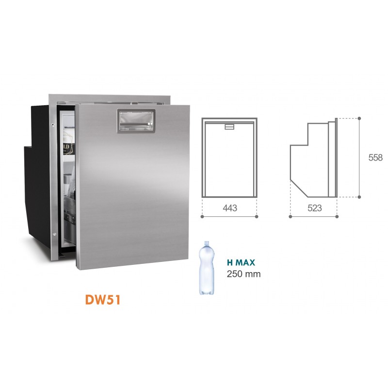 Frigoriferi Vitrifrigo FRIGORIFERO/FREEZER DW75 Vitrifrigo (acq.min. unità) - immagine 3