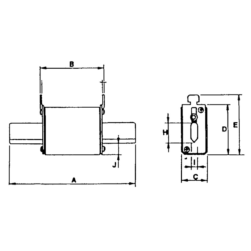Fusibili, Portafusibili FUSIBILE 80 AMP. (acq.min. unità) - immagine 2