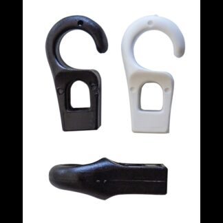 Trecce Varie e Moschettoni Nylon GANCETTO PVC NERO Nuova Rade (acq.min.20,00 unità)