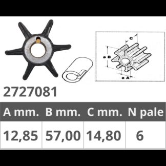 Giranti Chrysler / Force GIRANTE FORCE 2T 9,9-15 HP Finnord (acq.min. unità)