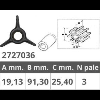 Giranti Johnson/Evinrude/OMC GIRANTE J/E 2T 25(737)-40-50-70-75 Finnord (acq.min. unità)