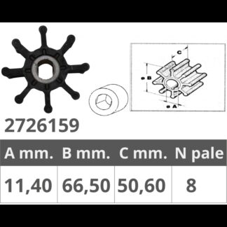 Giranti Mercruiser GIRANTE MERCRUISER 8.1S - 496MAG Finnord (acq.min. unità)