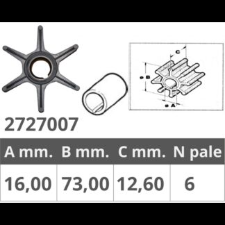 Giranti Mercury GIRANTE MERCURY 2/4T 18-50 HP Finnord (acq.min. unità)