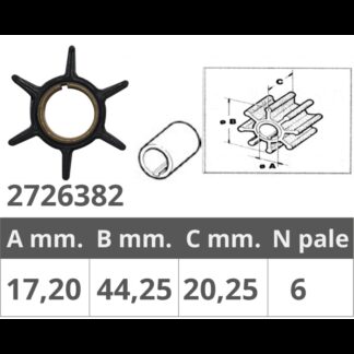 Giranti Tohatsu GIRANTE TOHATSU 2T 25-30 HP Finnord (acq.min. unità)