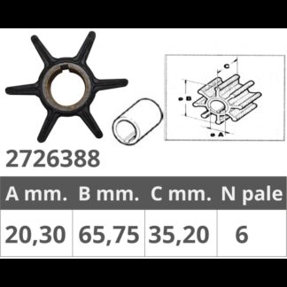 Giranti Tohatsu GIRANTE TOHATSU 2T 70-90-120-140 HP Finnord (acq.min. unità)