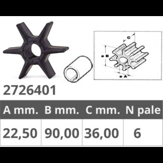 Giranti Yamaha GIRANTE YAMAHA RIF.OR.6CE-44352-00 Finnord (acq.min. unità)
