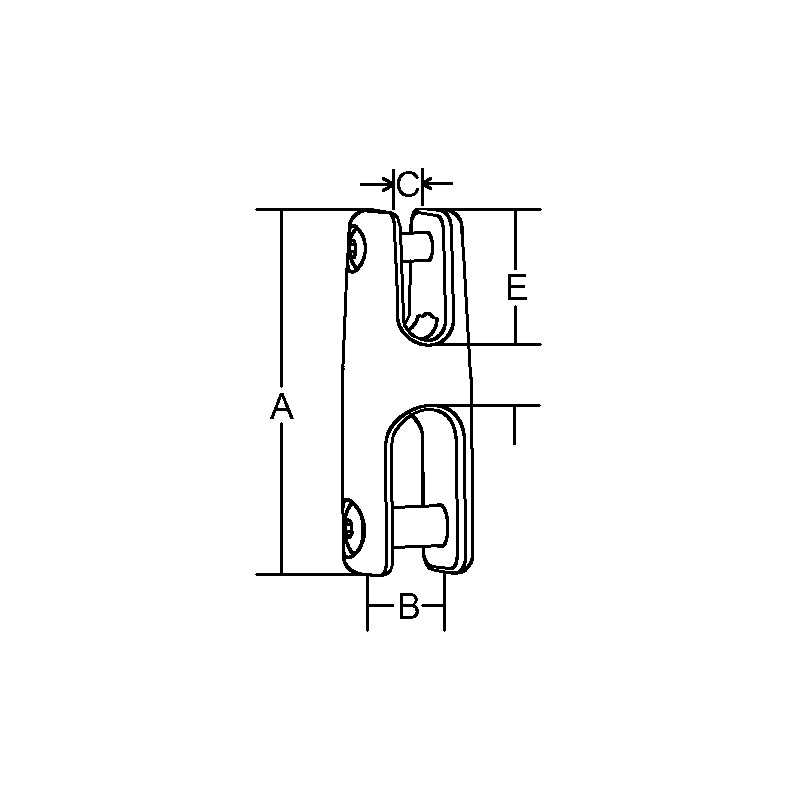 Giunti GIUNTO INOX 316 FISSO Ø MM.10-12 Marine Town (acq.min. unità) - immagine 2