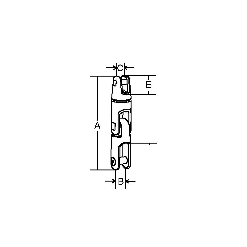 Giunti GIUNTO INOX 316 DOPPIO SNODO Ø 6-8 Marine Town (acq.min. unità) - immagine 2