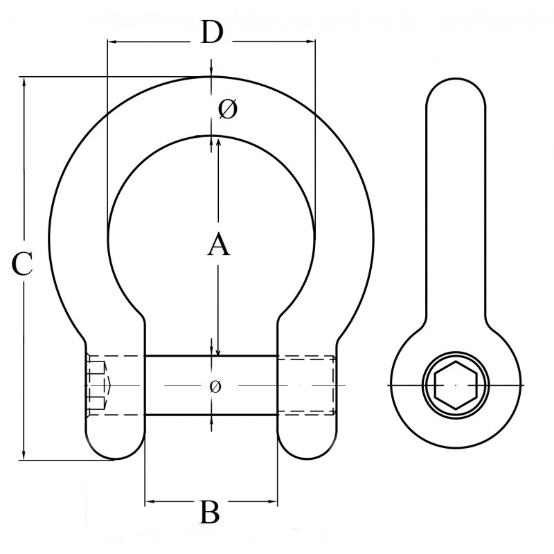 Grilli GRILLO INOX A CETRA Ø MM.8 (acq.min. unità) - immagine 2